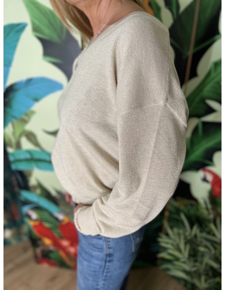 Pull Pailleté Fabienne Cherry Paris