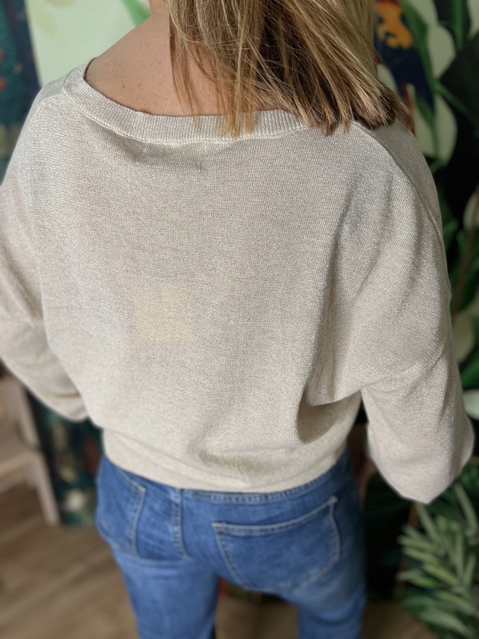 Pull Pailleté Fabienne Cherry Paris