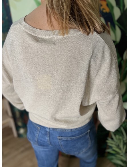 Pull Pailleté Fabienne Cherry Paris