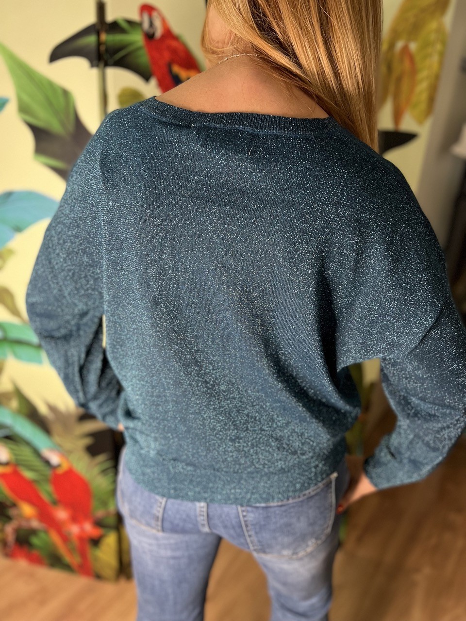 Pull Pailleté Fabienne Cherry Paris