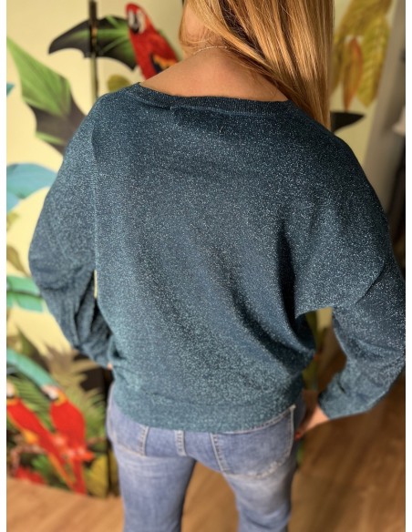 Pull Pailleté Fabienne Cherry Paris