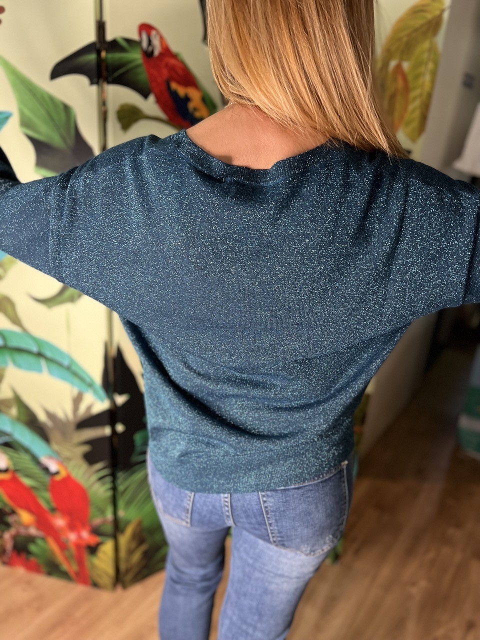 Pull Pailleté Fabienne Cherry Paris