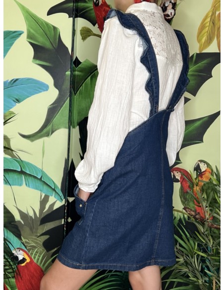 Robe Salopette Denim wash Azelio La Petite Etoile
