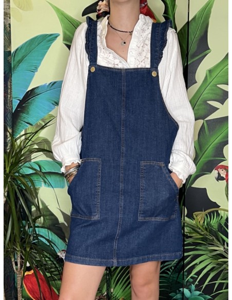 Robe Salopette Denim wash Azelio La Petite Etoile