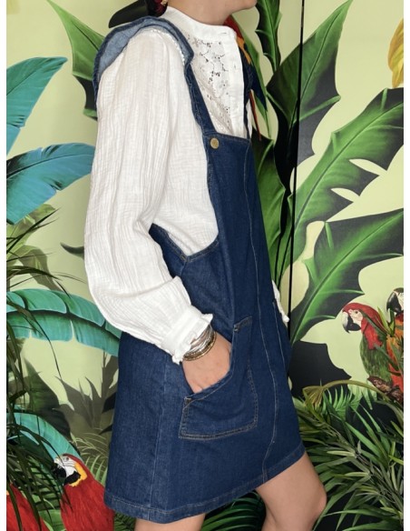 Robe Salopette Denim wash Azelio La Petite Etoile