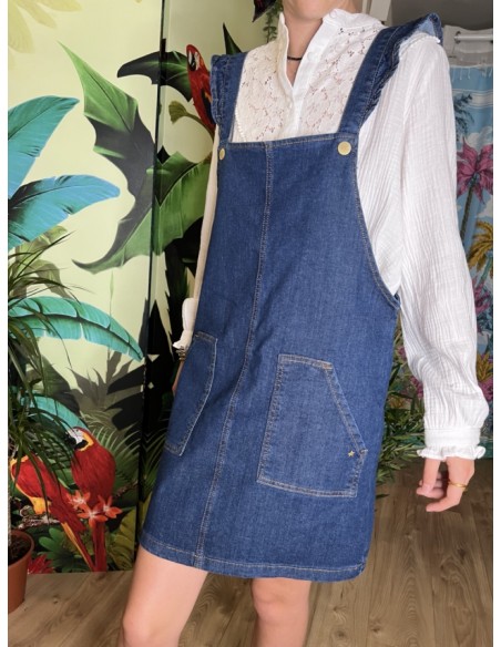 Robe Salopette Denim wash Azelio La Petite Etoile