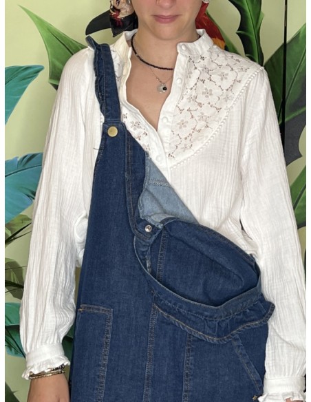 Robe Salopette Denim wash Azelio La Petite Etoile