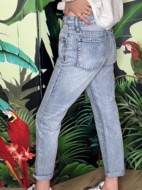 Jean Mom Vintage Taille Mi-Haute Patricia FAM 2