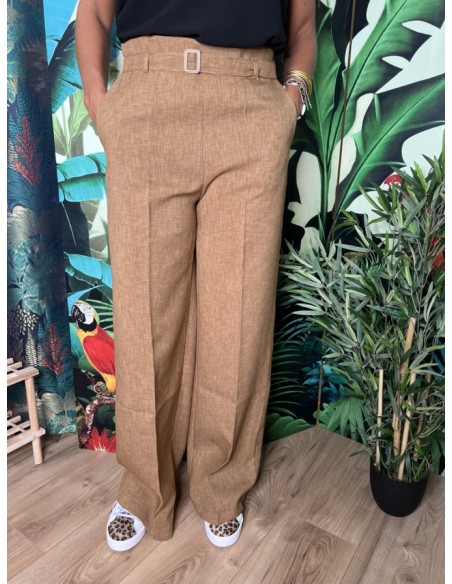 Pantalon Ceinture Boucle Studio Parisien