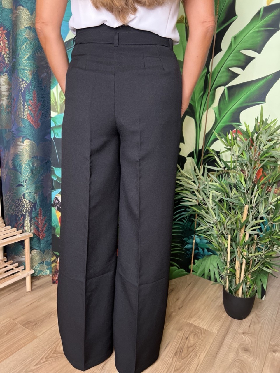 Pantalon Ceinture Boucle Studio Parisien