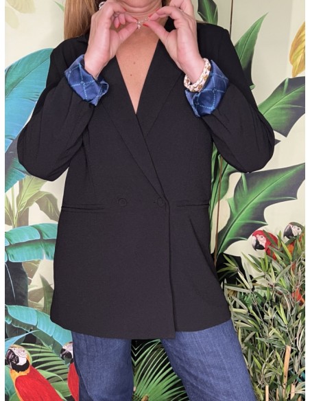 Veste Oversize Doublure Imprimée City Pako Litto