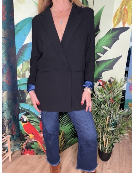 Veste Oversize Doublure Imprimée City Pako Litto