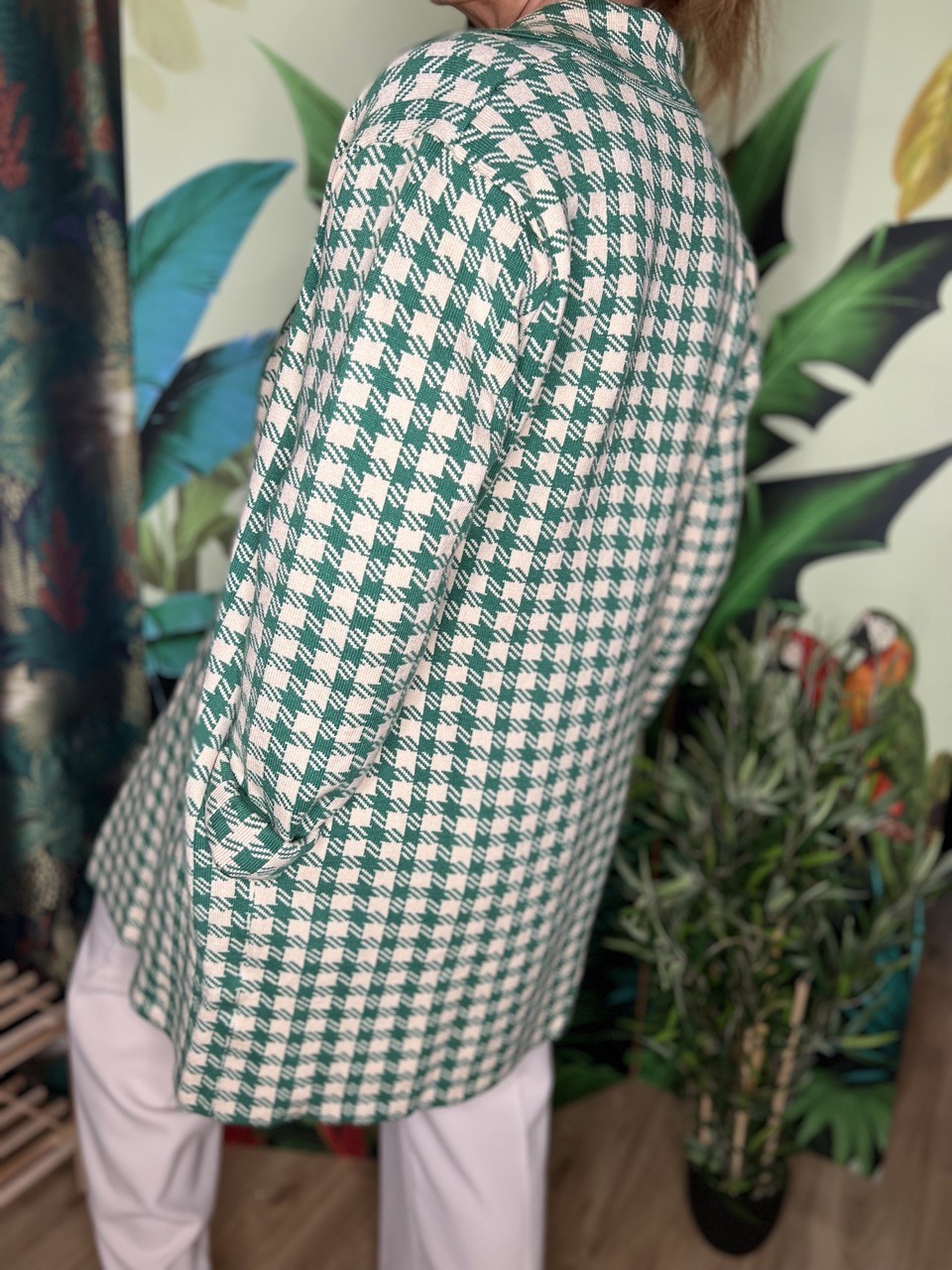 Manteau Vichy Vert Skatïe