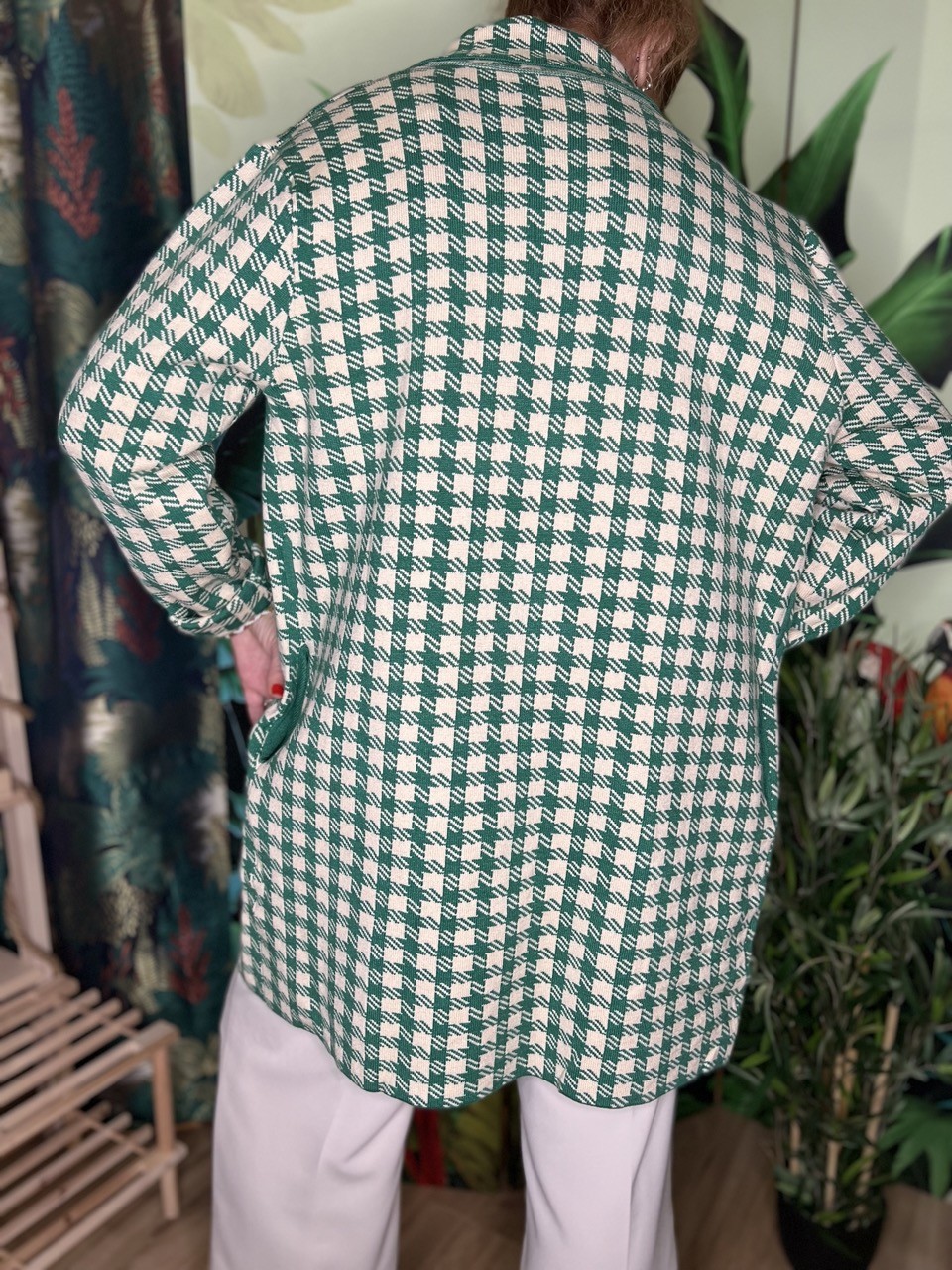 Manteau Vichy Vert Skatïe
