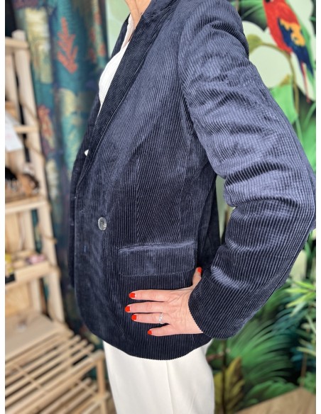 Veste Blazer Tailleur Velours Côtelé Valentin Laure+Max