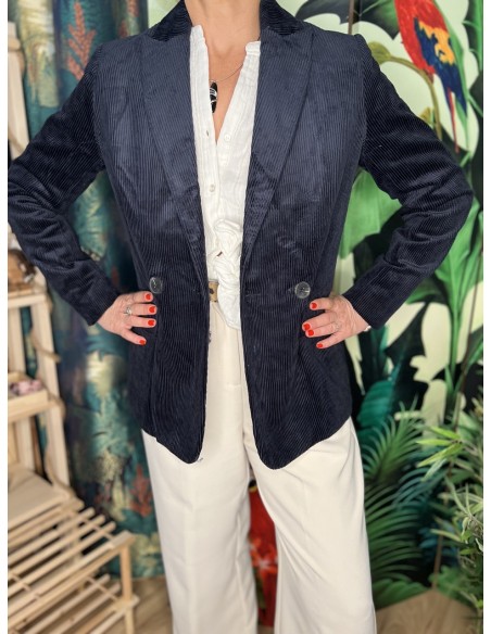 Veste Blazer Tailleur Velours Côtelé Valentin Laure+Max