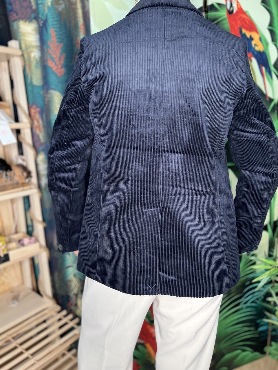 Veste Blazer Tailleur Velours Côtelé Valentin...