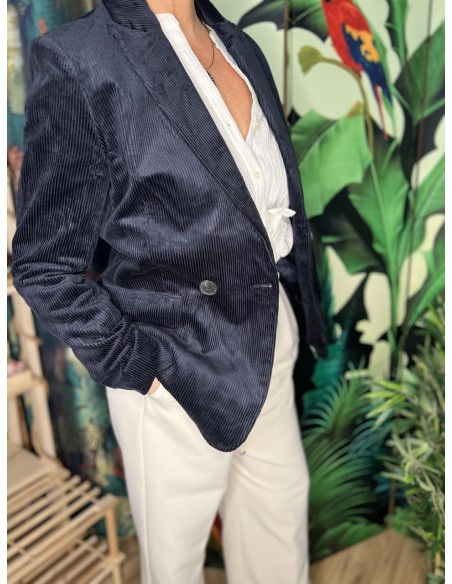 Veste Blazer Tailleur Velours Côtelé Valentin Laure+Max