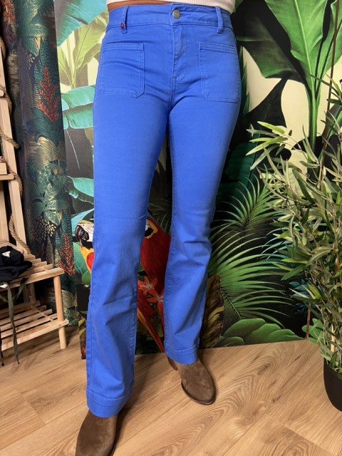Jean Bootcut Taille mi-haute Bella Bleu Royal FAM 2