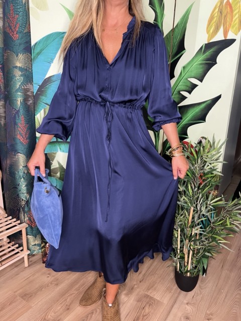 Robe Chemise Manches Longues Silky Touch Pako Litto 2