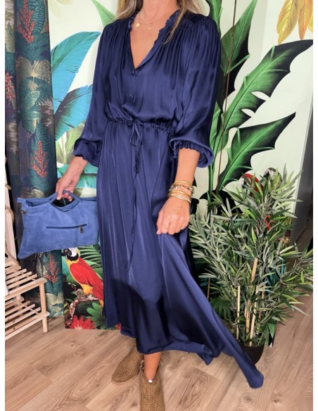 Robe Chemise Manches Longues Silky Touch Pako Litto