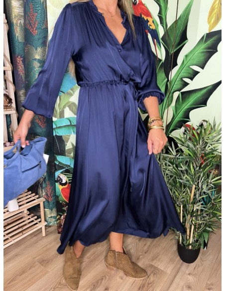 Robe Chemise Manches Longues Silky Touch Pako Litto