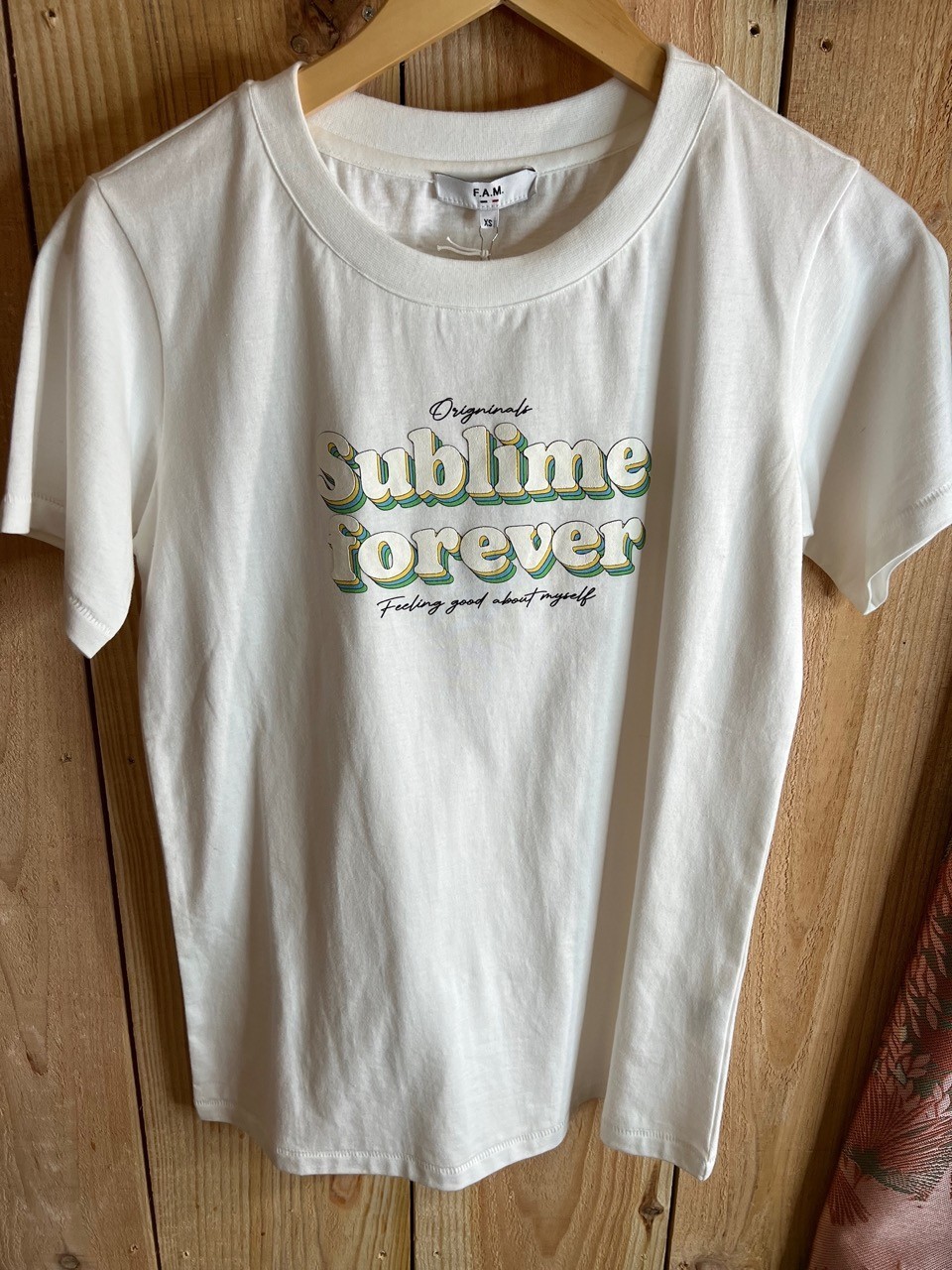 Tee Shirt Oversize MC Col Rond Sublime Forever...