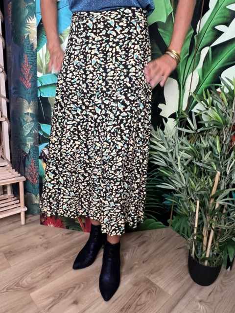 Jupe Fleurs Fluide Anastasie Cherry Paris