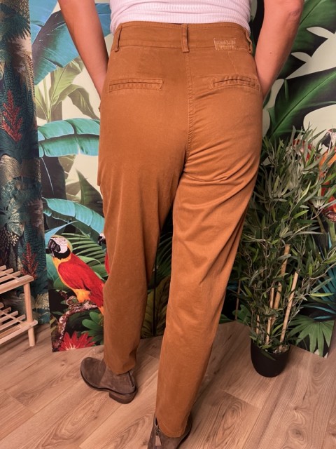Pantalon Taille Haute 9/10 Stone Maille Pako Litto 2