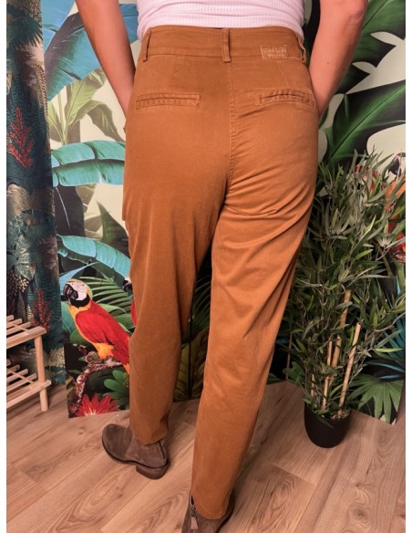 Pantalon Taille Haute 9/10 Stone Maille Pako Litto