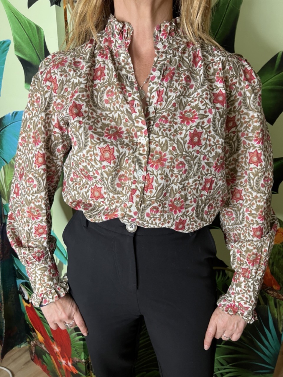 Blouse Chemise Imprimé Cachemire Kavita La...