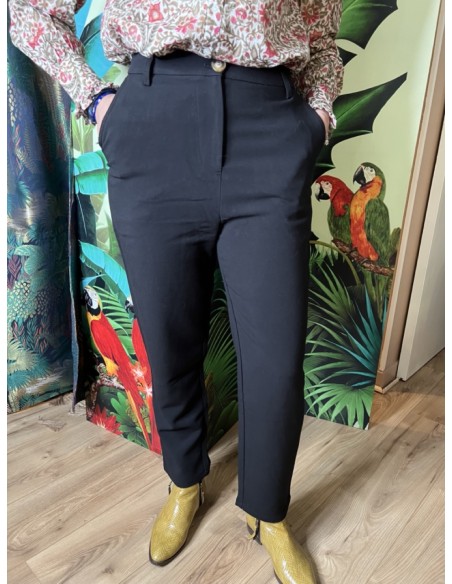 Pantalon noir Pivoine Laure+Max