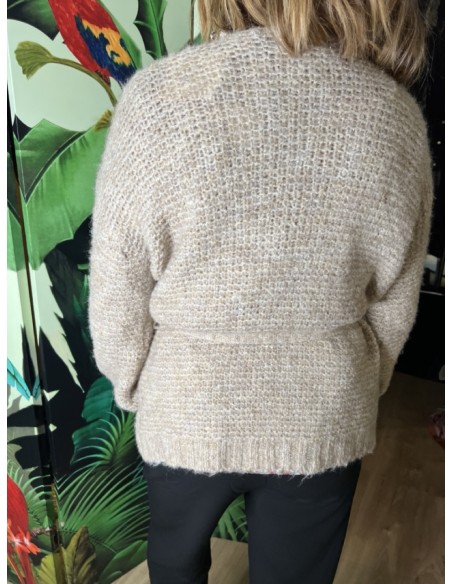 Gilet Maille Florestine Cherry Paris