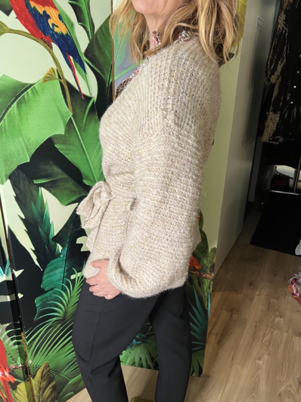 Gilet Maille Florestine Cherry Paris