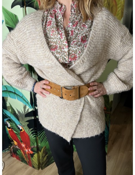 Gilet Maille Florestine Cherry Paris