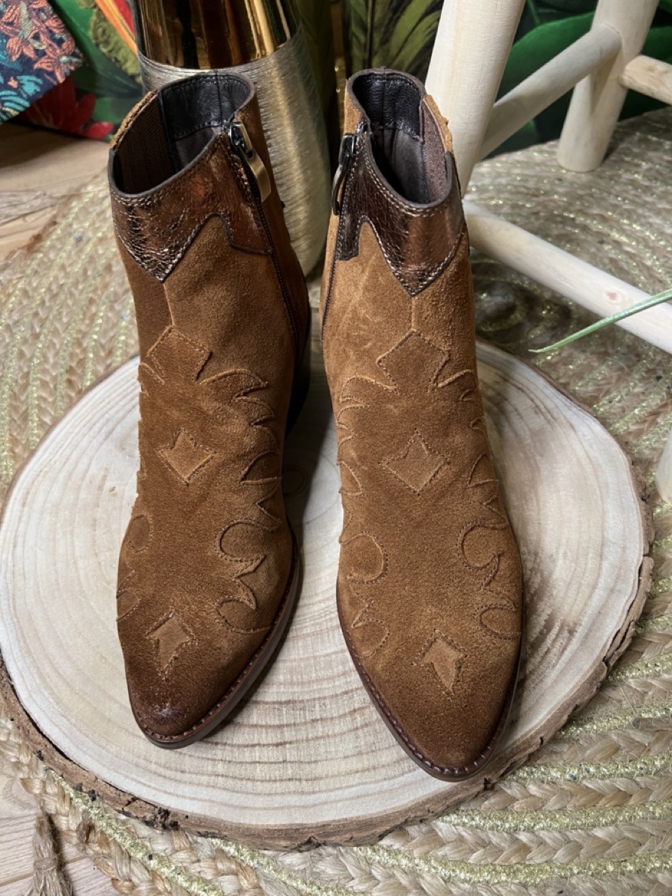 Boots Bottines Suède Patita ANAMAIA