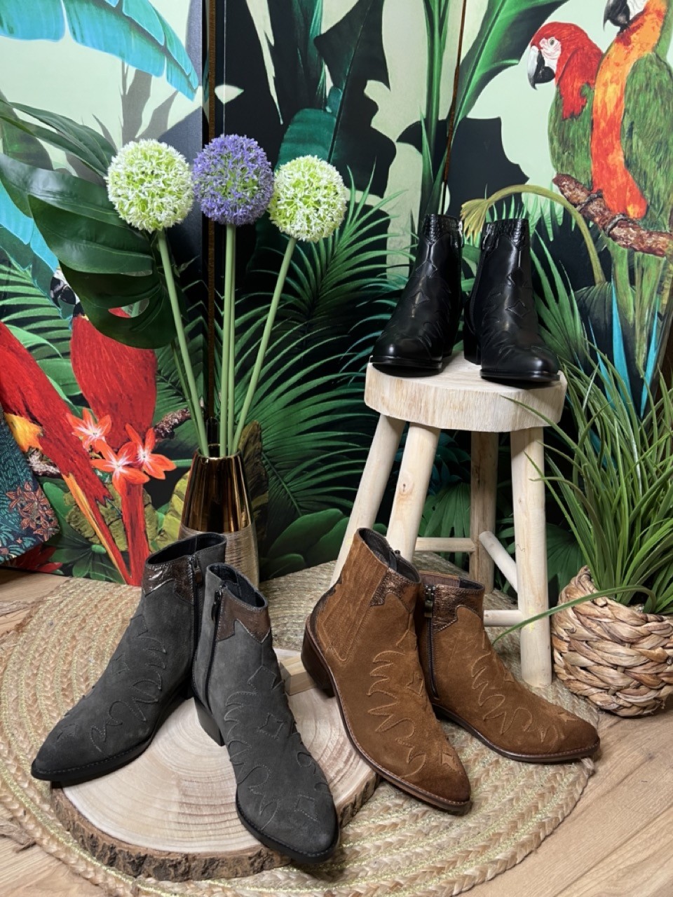 Boots Bottines Suède Patita ANAMAIA