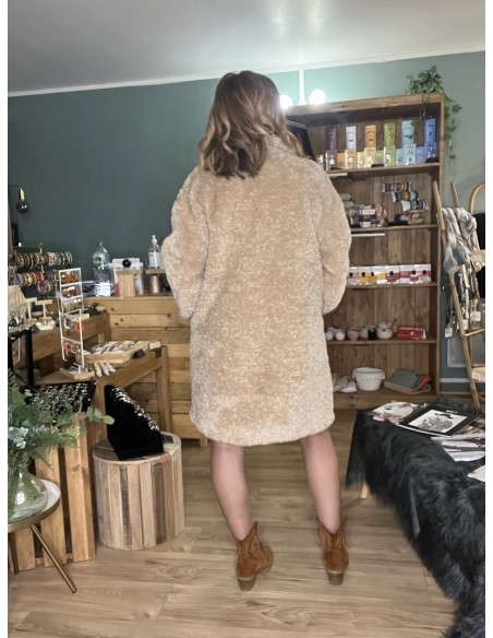 Manteau Teddy Mayane Mkt Studio
