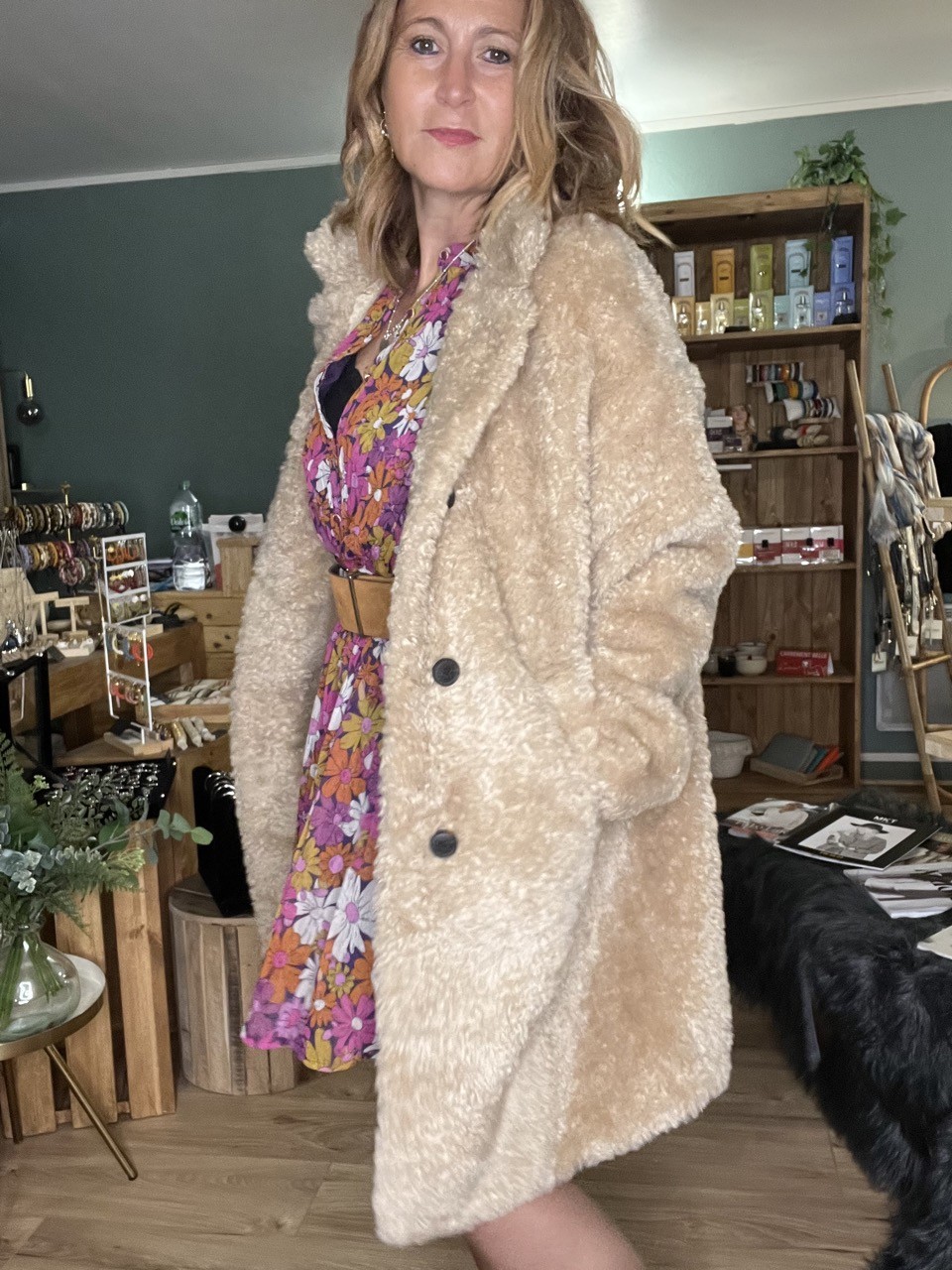 Manteau Teddy Mayane Mkt Studio