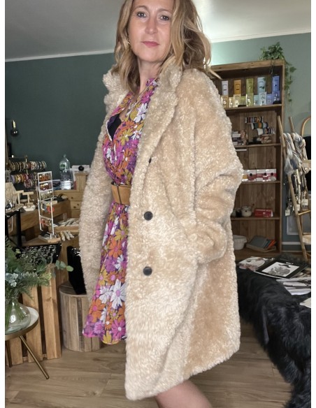 Manteau Teddy Mayane Mkt Studio