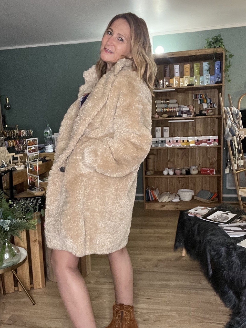 Manteau Teddy Mayane Mkt Studio