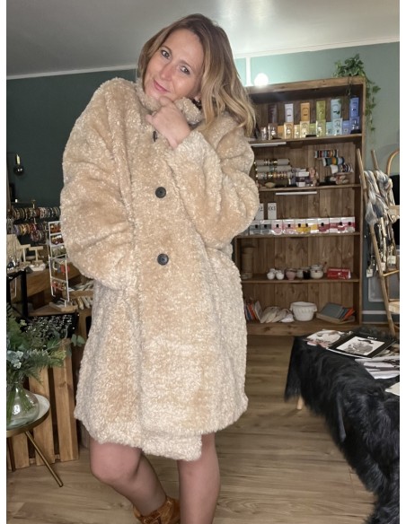 Manteau Teddy Mayane Mkt Studio