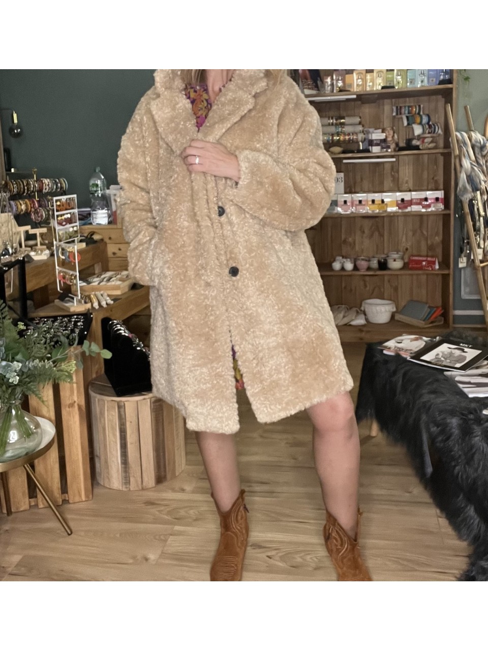 Manteau Teddy Mayane Mkt Studio