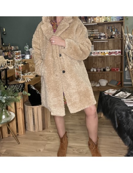 Manteau Teddy Mayane Mkt Studio