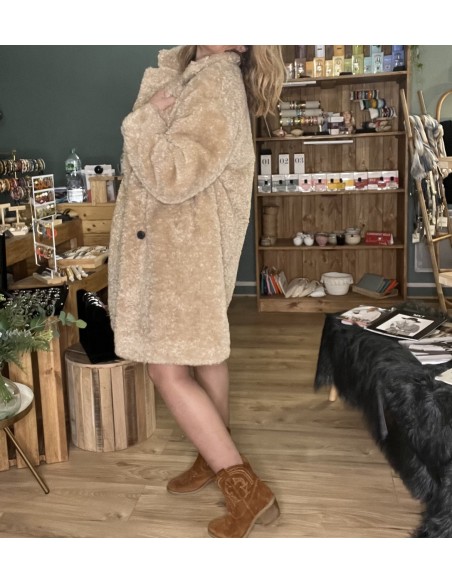 Manteau Teddy Mayane Mkt Studio