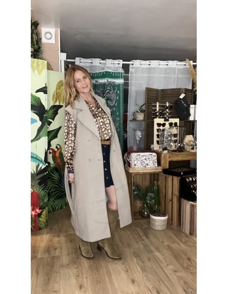 Veste Trench Coat sans manches Jolana MSCH