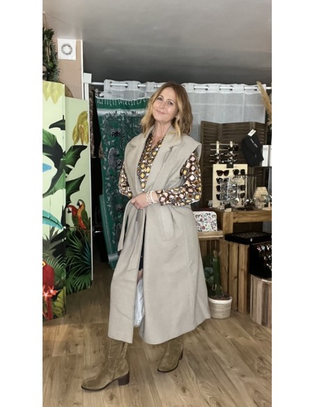 Veste Trench Coat sans manches Jolana MSCH