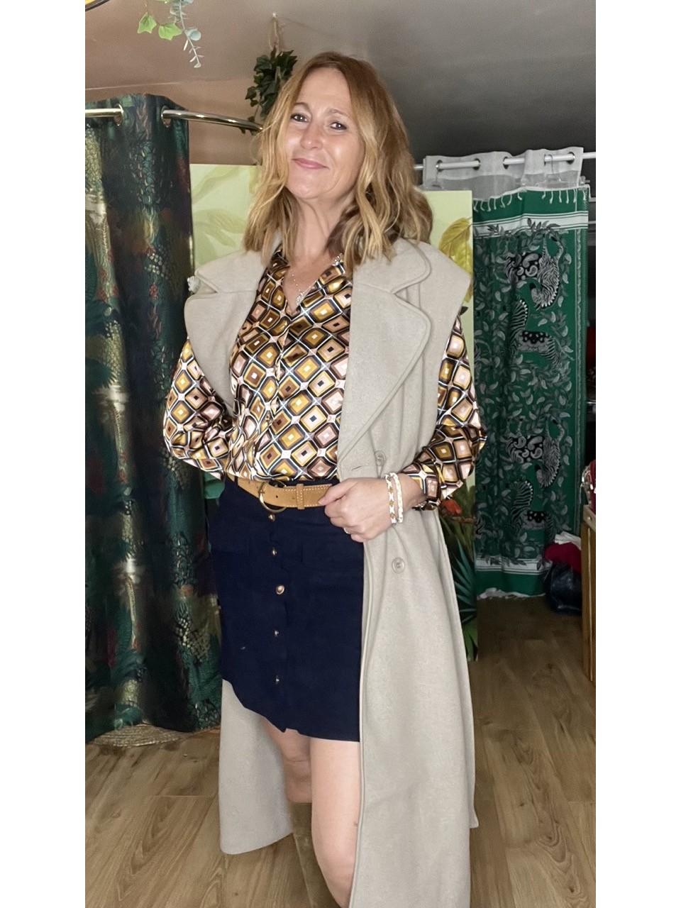 Veste Trench Coat sans manches Jolana MSCH