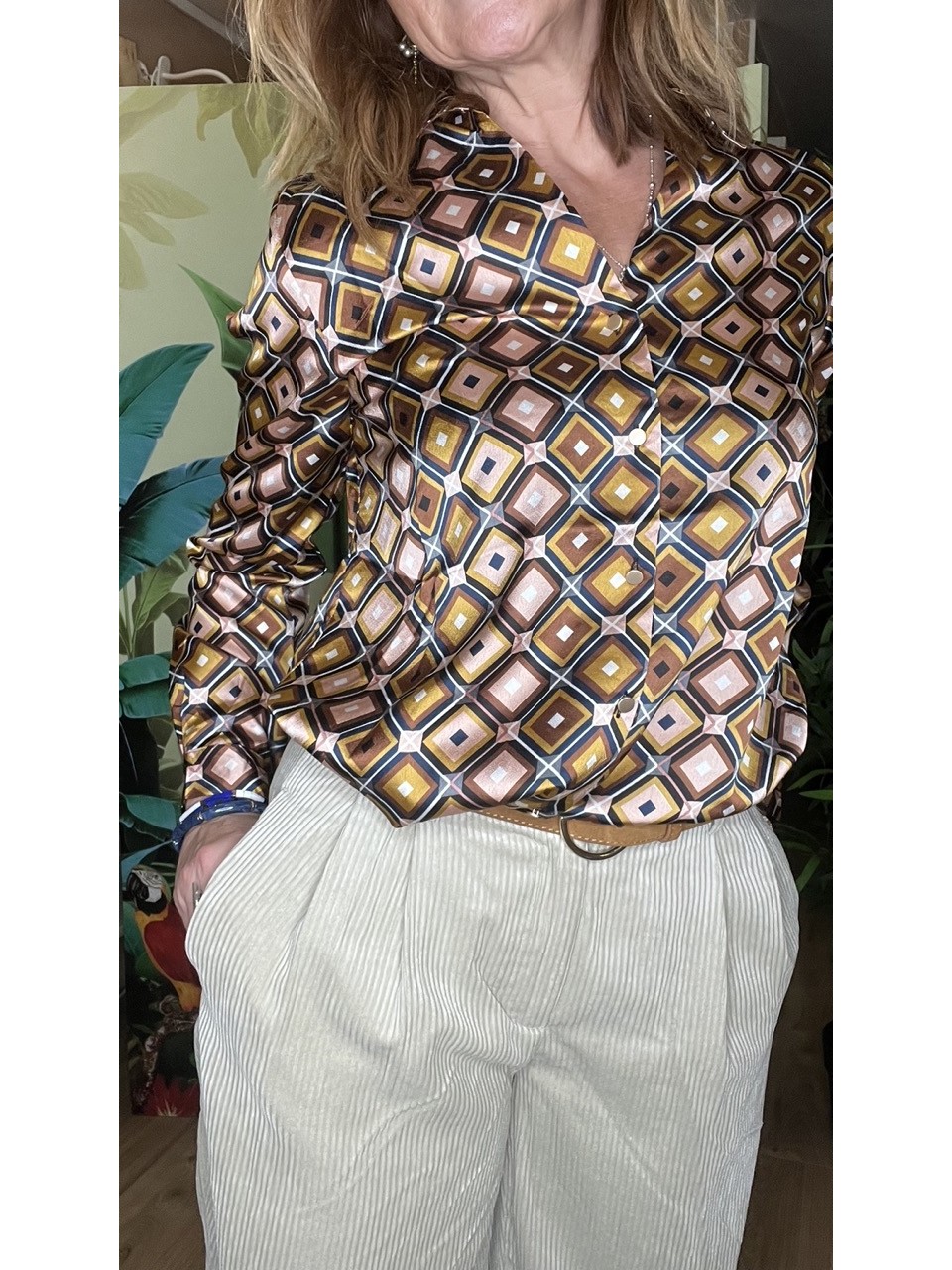 Pantalon Large Velours Côtelé Jeppi MSCH