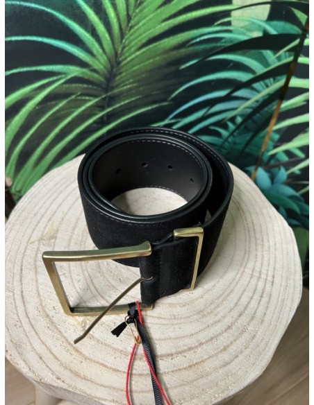 Ceinture Large en Croûte de Cuir Ezra La Petite Etoile